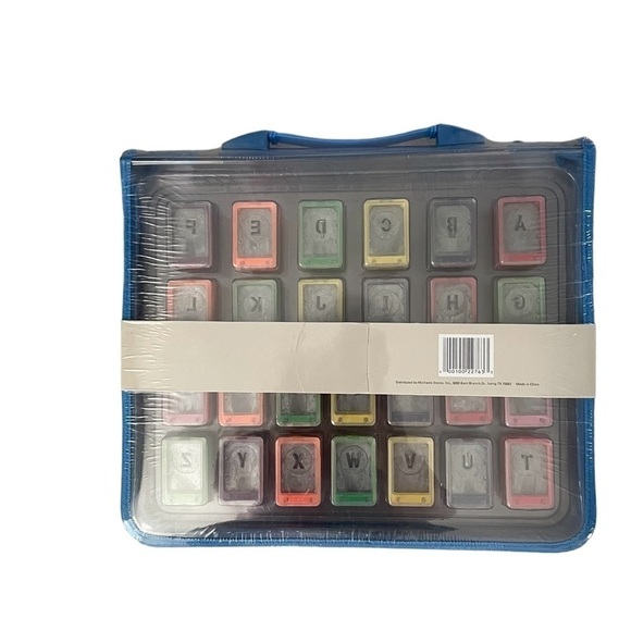 Alphabet Punch Set Scrapbooking Card Making Crafts Carrying Case New Sealed - Picture 2 of 5